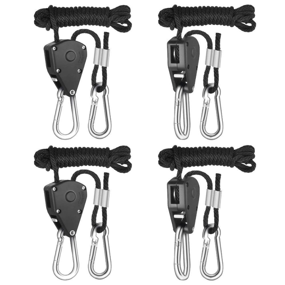 Spannseil mit Ratsche für Sonnensegel (4er-Set)