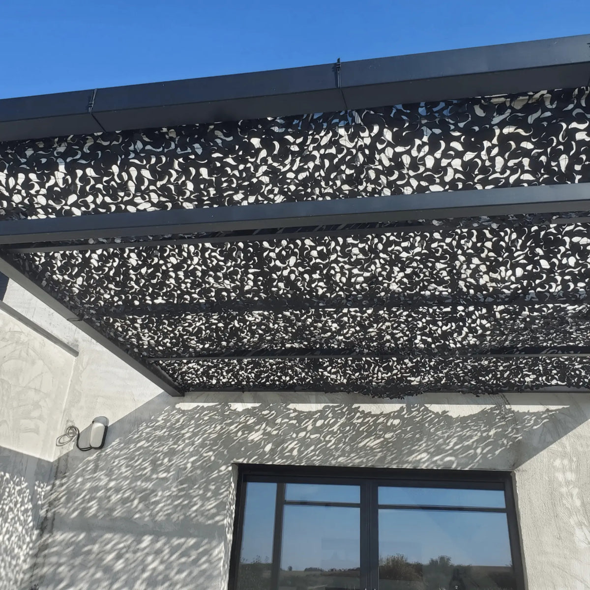Tarnnetz Sonnensegel Schwarz – Bild 7