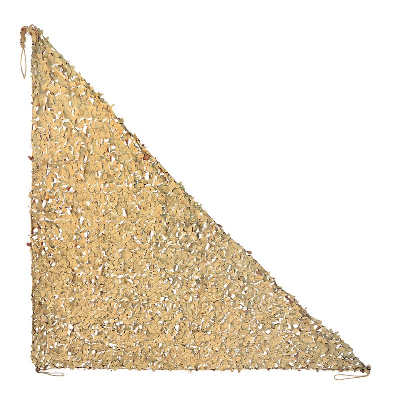 Tarnnetz Sonnensegel Dreieck Beige – Bild 11