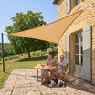 Sonnensegel Dreieck Beige