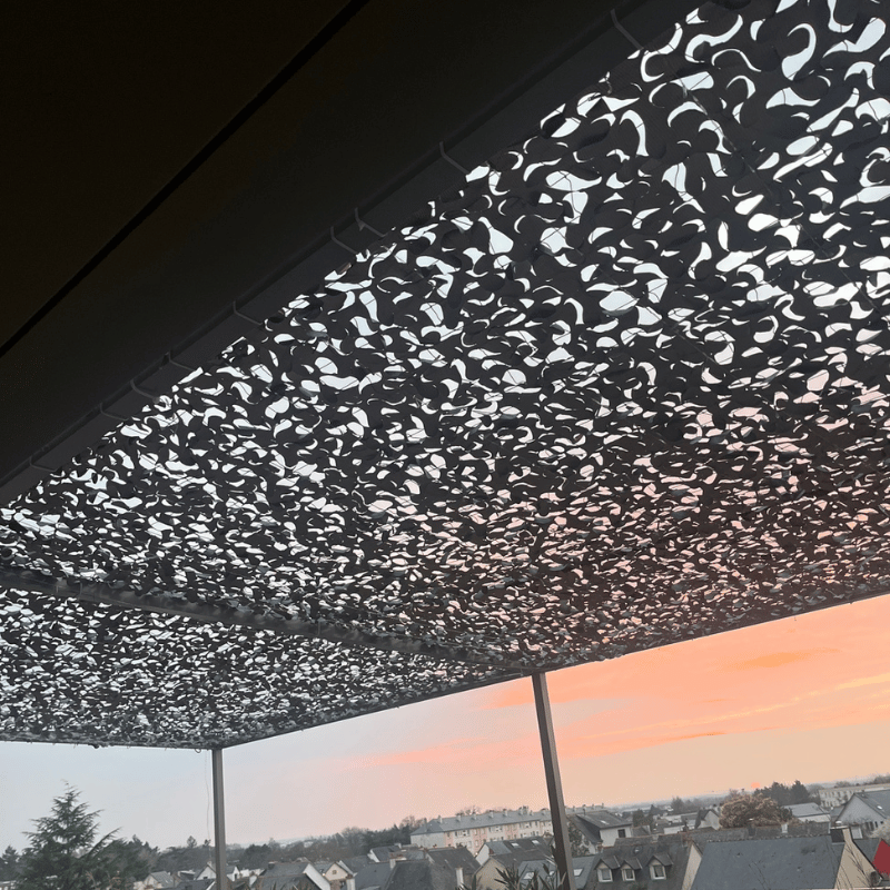 Tarnnetz Sonnensegel Grau – Bild 8
