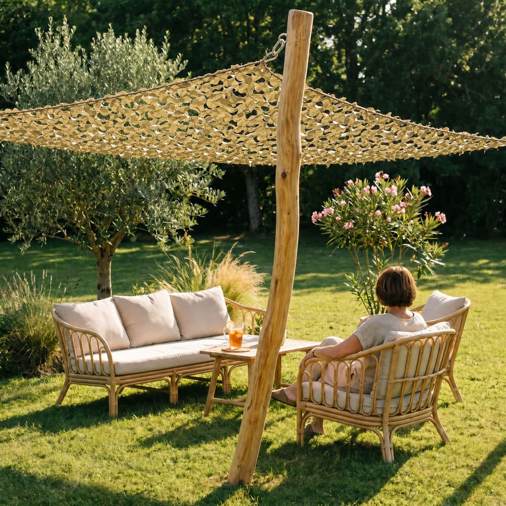 Holzpfosten für Sonnensegel – Bild 3