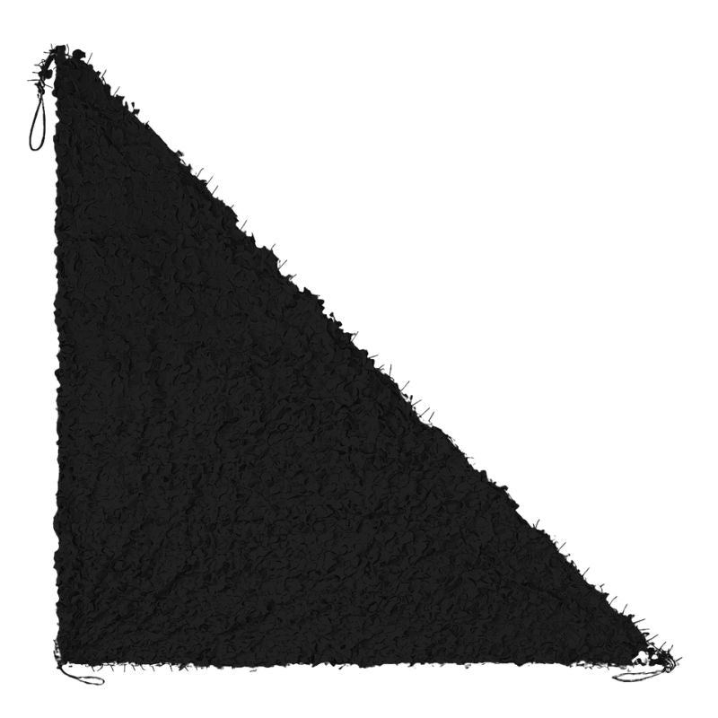 Tarnnetz Sonnensegel Dreieck Schwarz – Bild 8
